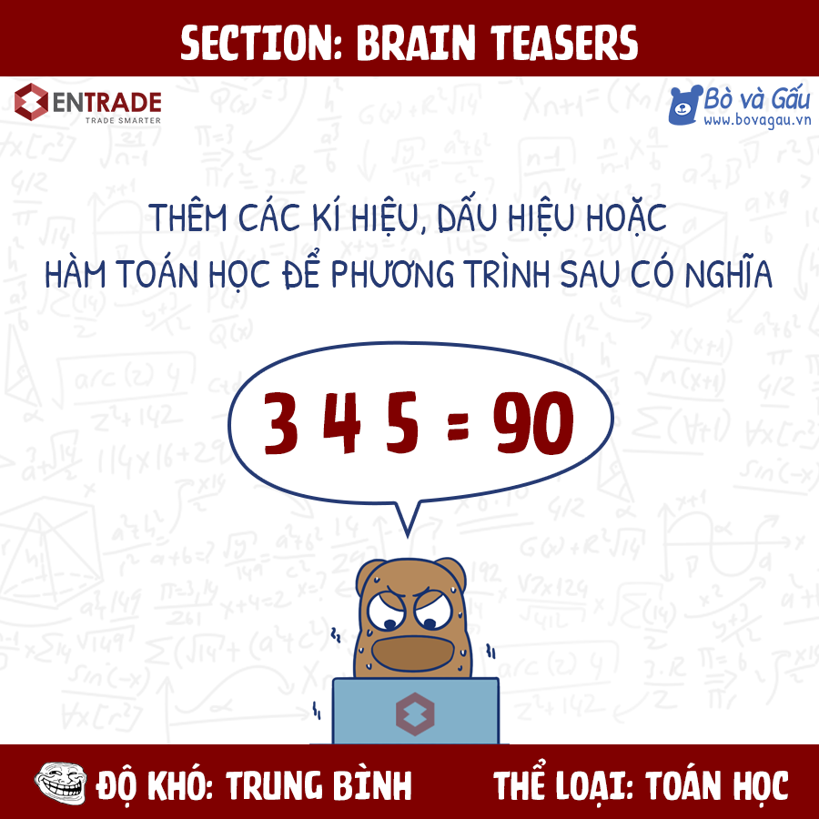 Câu đố toán học cho anh em đây